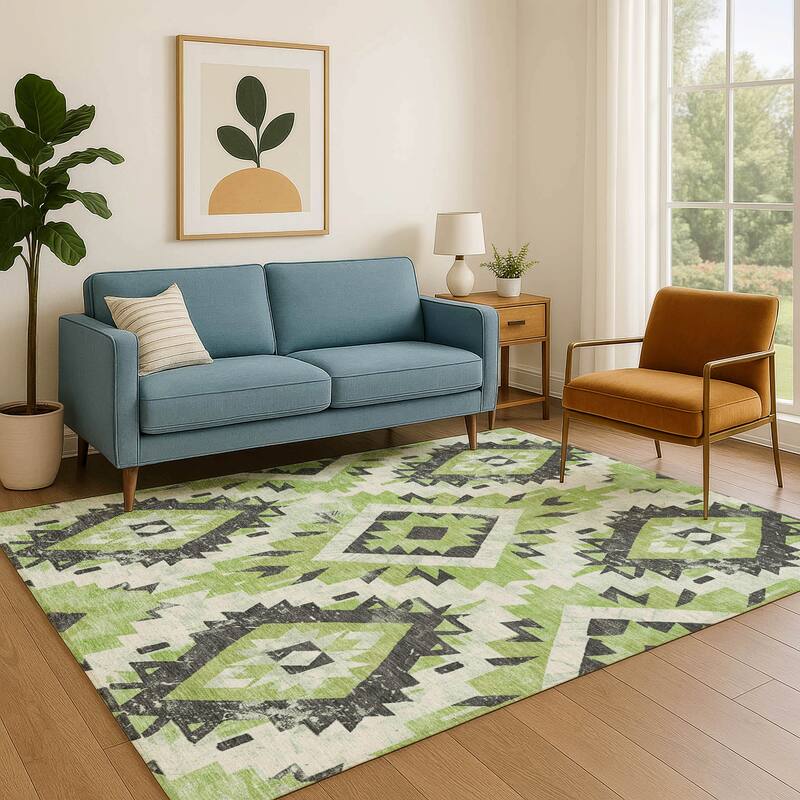 Premium Washable Super Soft Southwest Global Mayfield Rug