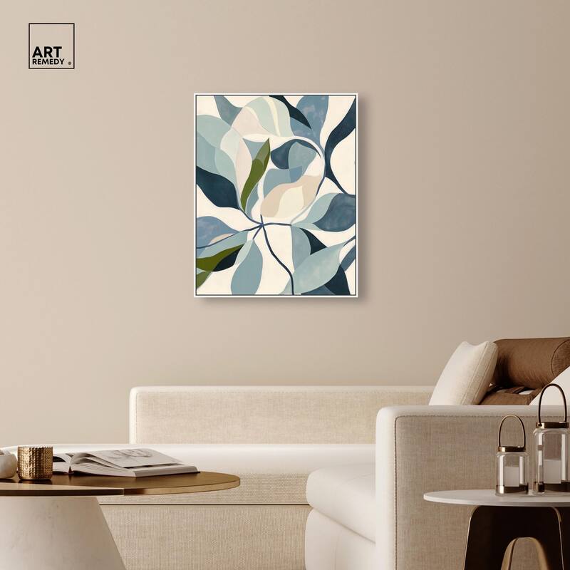 Woven Botanicals II Canvas by Art Remedy