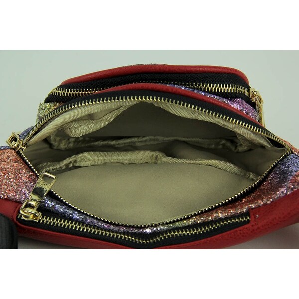 Glitter Party Round Pocket Fanny Pack