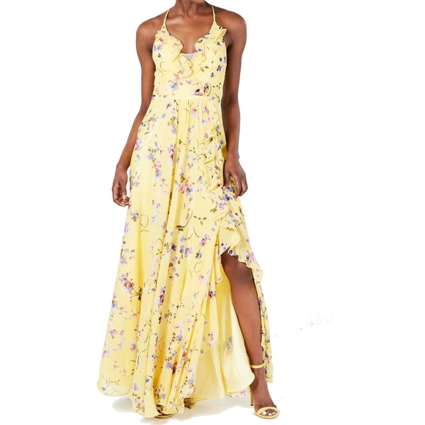 Betsy and adam yellow dress Clearance