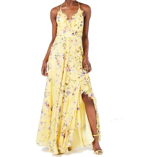 betsy and adam yellow dress