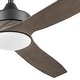 preview thumbnail 22 of 33, 52" Honeywell Lynton Indoor/Outdoor Ceiling Fan with Color Changing LED Light, Remote Control, High Performance Blades