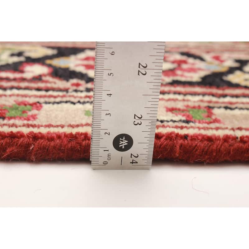 ECARPETGALLERY Hand-knotted Serapi Heritage Red Wool Rug - 4'7 x 7'11