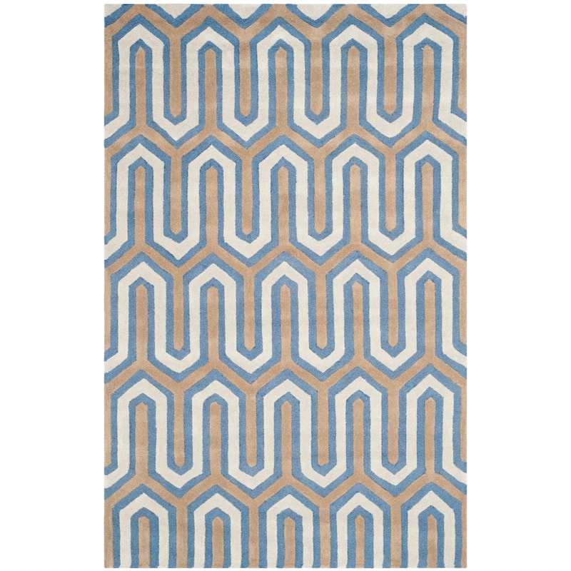 SAFAVIEH, Handmade Cambridge Faiza Modern Moroccan Wool Rug