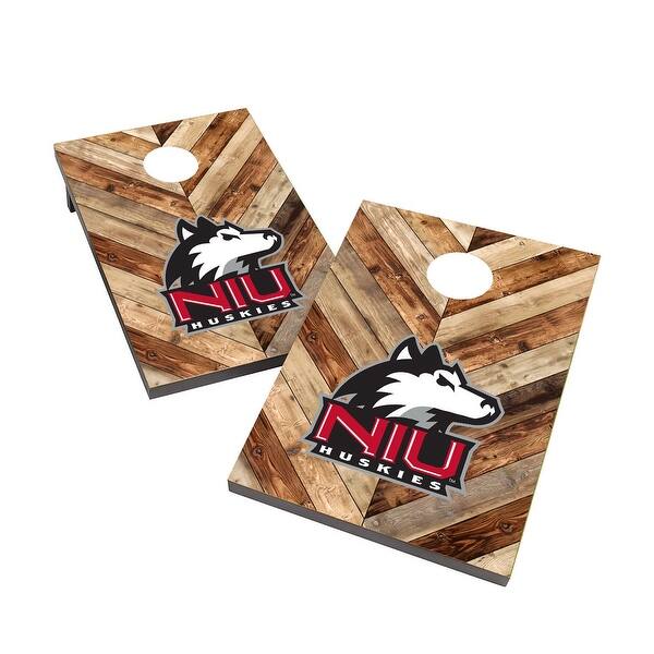 slide 2 of 5, Northern Illinois University Huskies 2x4 Cornhole Boards Include Carrying Case