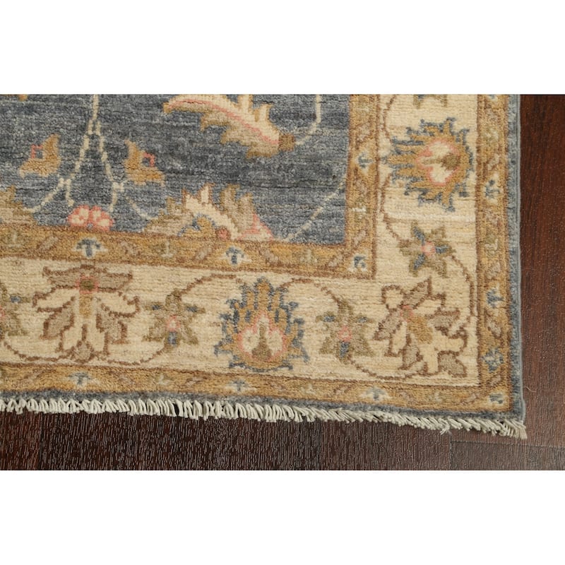 Vegetable Dye Floral Oriental Peshawar Chobi Runner Rug Hand-knotted - 2'8" x 9'8"