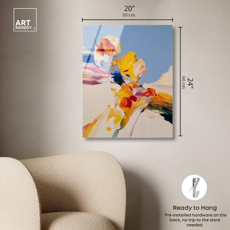 Flippant Bloom II Acrylic by Art Remedy, Ready to Hang