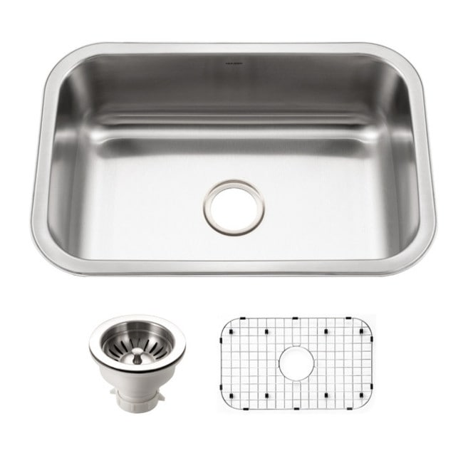 Houzer BSS-2700 Belleo 26-1/2" Drop In Single Basin Stainless Steel