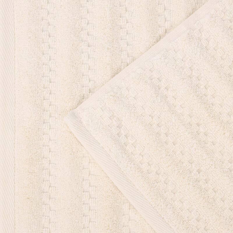 Superior Zuma Zero Twist Cotton Medium Weight Soft Absorbent Bath Sheets, Set of 2