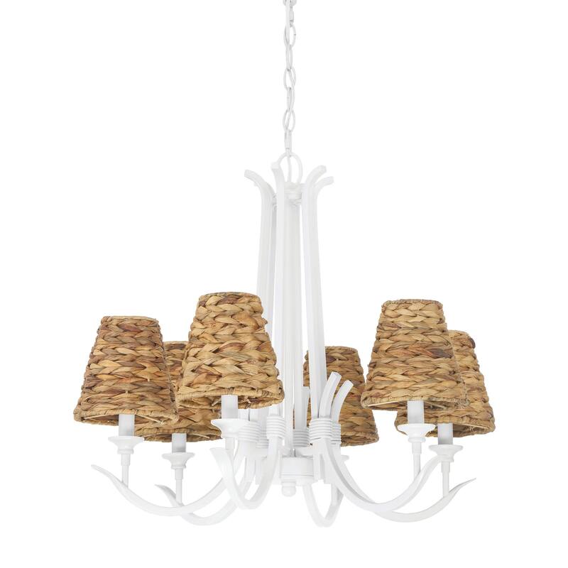 Craftmade 58326 Kokomo 6 Light 24" Wide Chandelier - Matte White