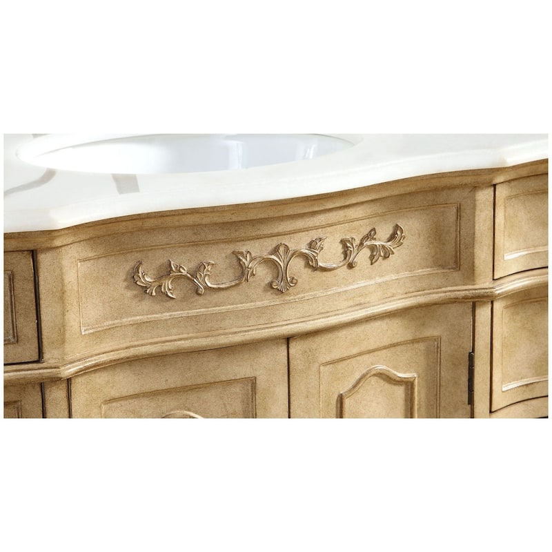 Elegant Lighting VF10160-VW Danville 60" Free Standing Single Basin