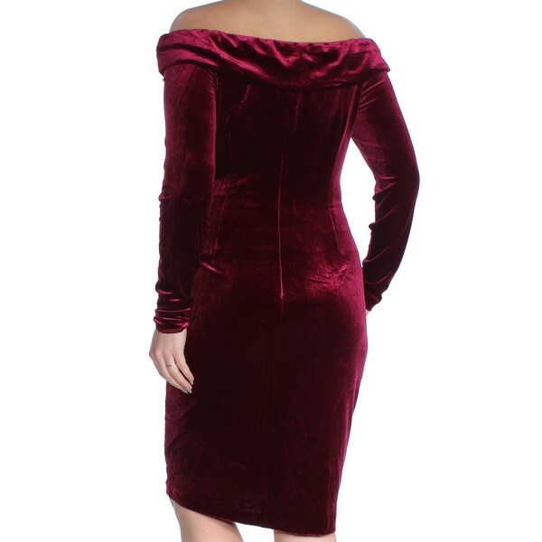 calvin klein maroon dress