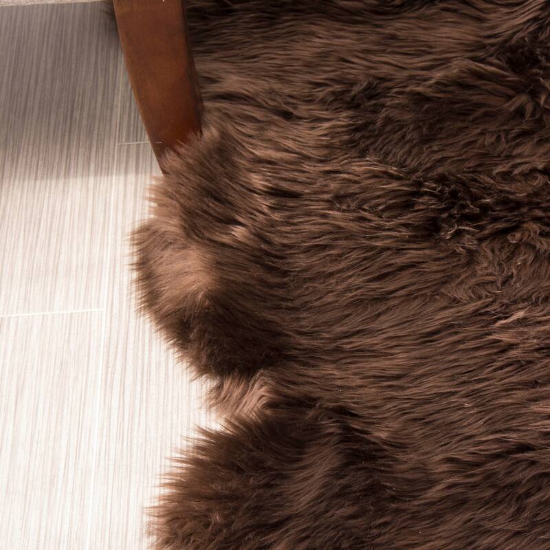 Silver Orchid Nansen Genuine Soft Australian Sheepskin Rug