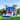 HeroKiddo Ocean Commercial Grade Inflatable Water Slide Bounce House Combo with Splash Pool (with Air Blower), Lightweight