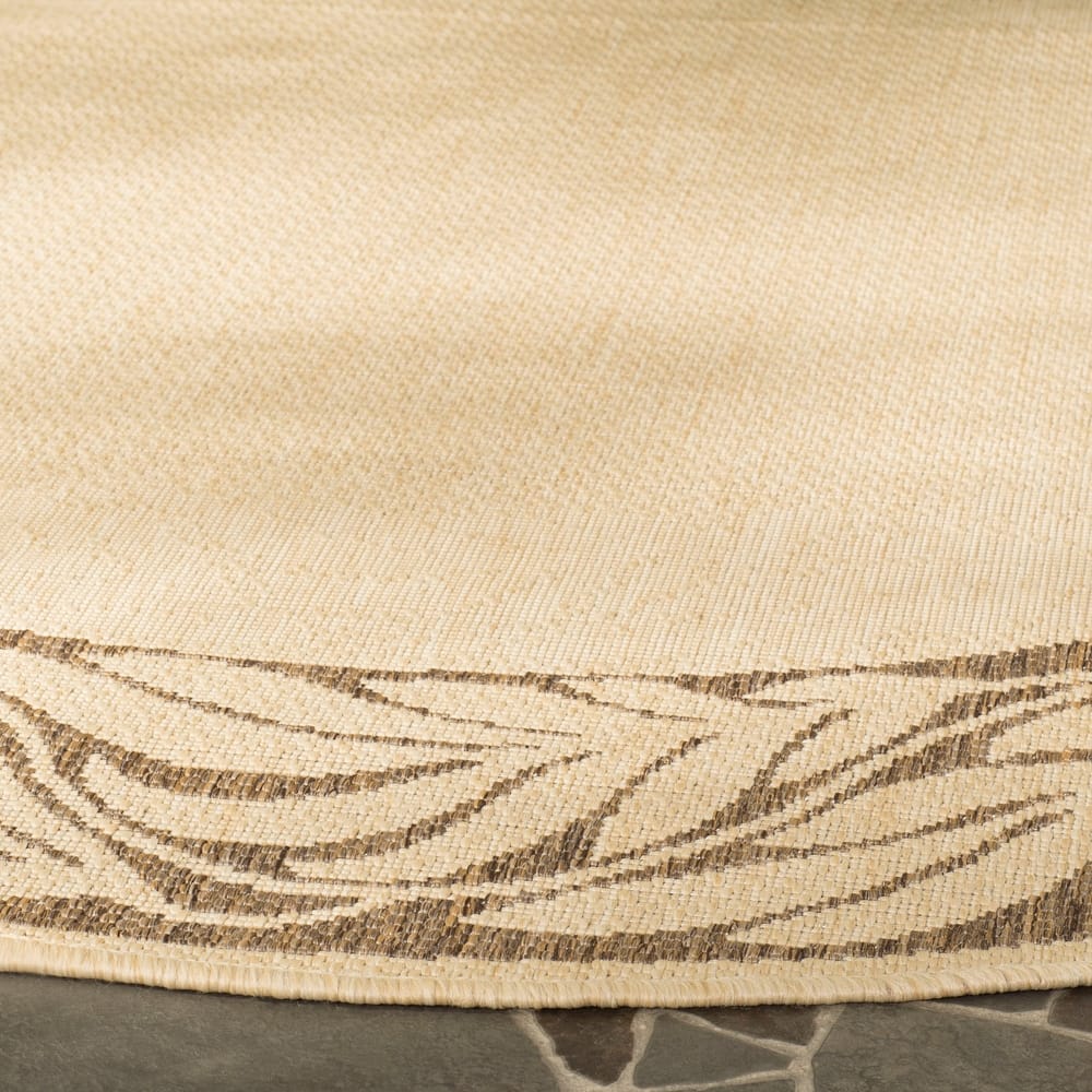 SAFAVIEH Courtyard Vesselka Indoor/ Outdoor Waterproof Patio Backyard Rug