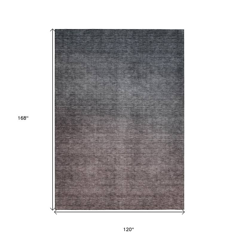 HomeRoots Ombre Transitional Rectangle Outdoor Rug
