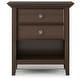 preview thumbnail 78 of 104, WYNDENHALL Halifax SOLID WOOD 24 inch Wide Bedside Nightstand Table