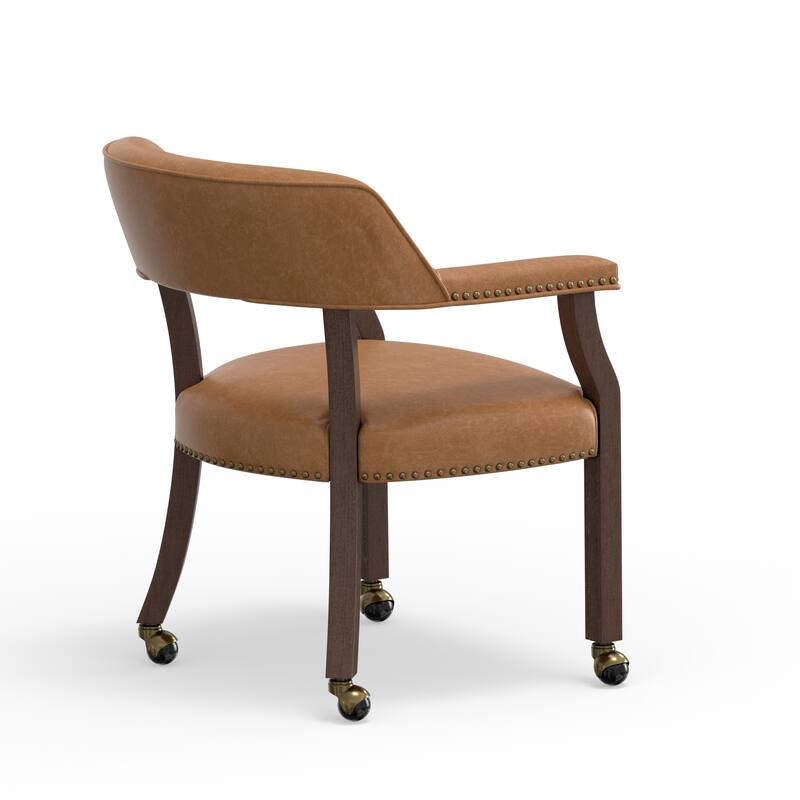 Holliday Dining and Game Chair in Walnut Finish