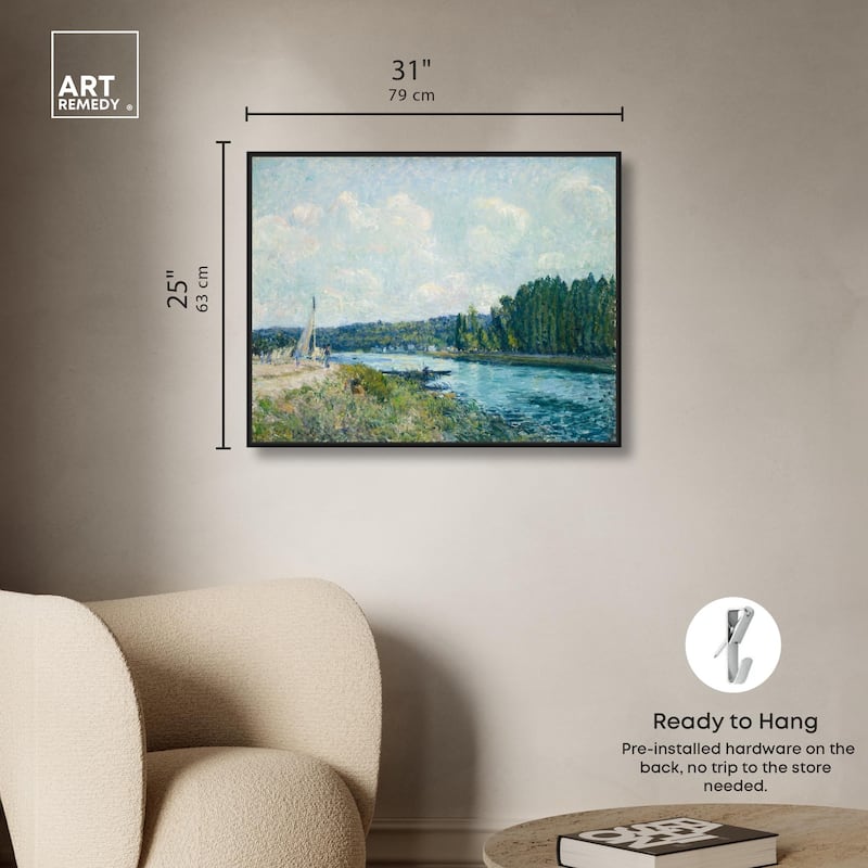Sisley Banks of the Oise Canvas by Art Remedy