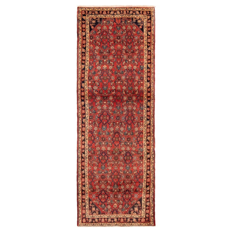 ECARPETGALLERY Hand-knotted Andelz Copper Wool Rug - 3'6 x 9'9 - Dark Copper - 3'6 x 9'9