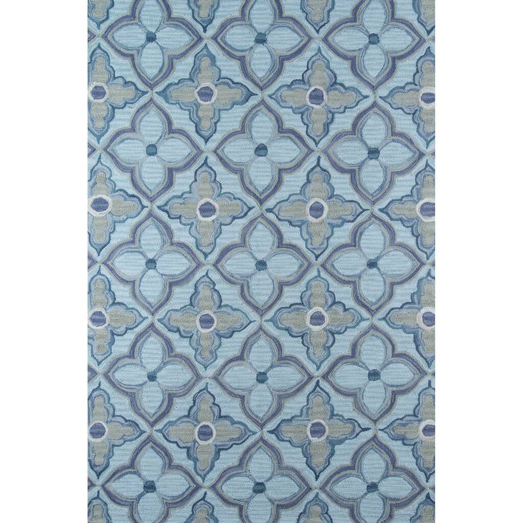 Momeni Summit Hand Hooked Polyester Geometric Area Rug - Overstock ...