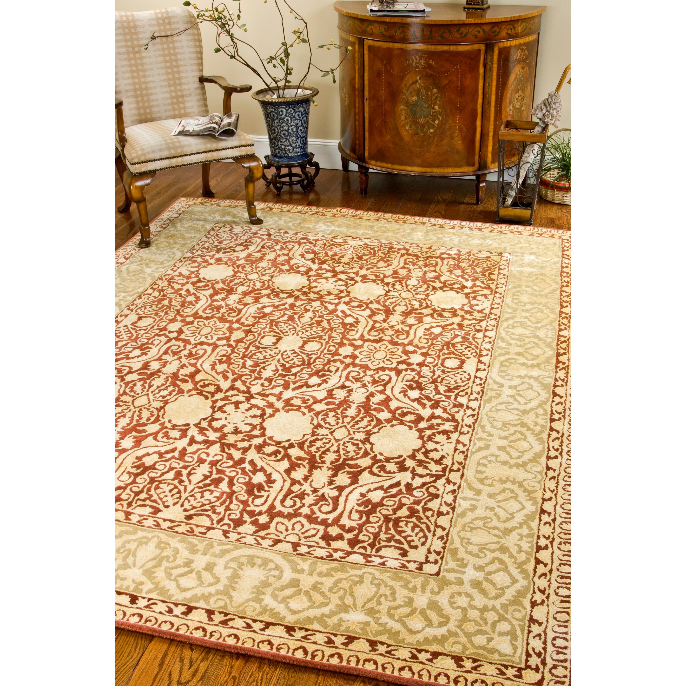 SAFAVIEH Handmade Silk Road Fransien Traditional Oriental Wool Rug