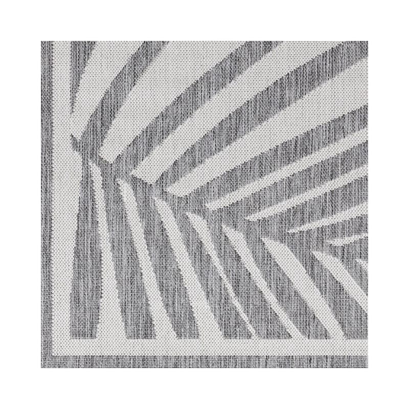 Livabliss Long Beach Outdoor Safe Tropical Area Rug