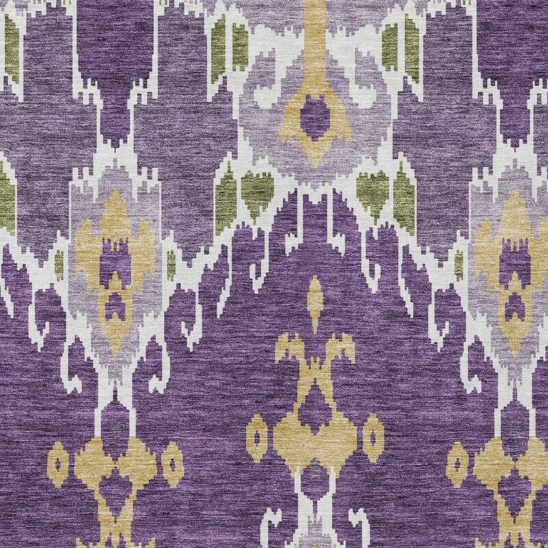 HomeRoots Ikat Transitional Rectangle Outdoor Rug