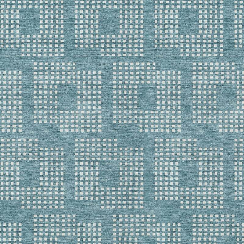 HomeRoots Geometric Transitional Rectangle Outdoor Rug