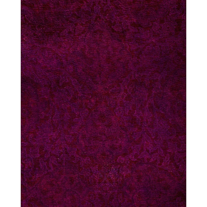 Fine Vibrance One-of-a-Kind Hand-Knotted Runner Rug - Pink, 2' 7" x 11' 9" - 2' 7" x 11' 9"