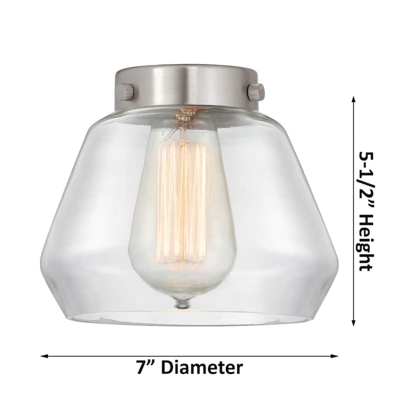 Innovations Lighting Fulton Single Light 9" Tall Bathroom Sconce