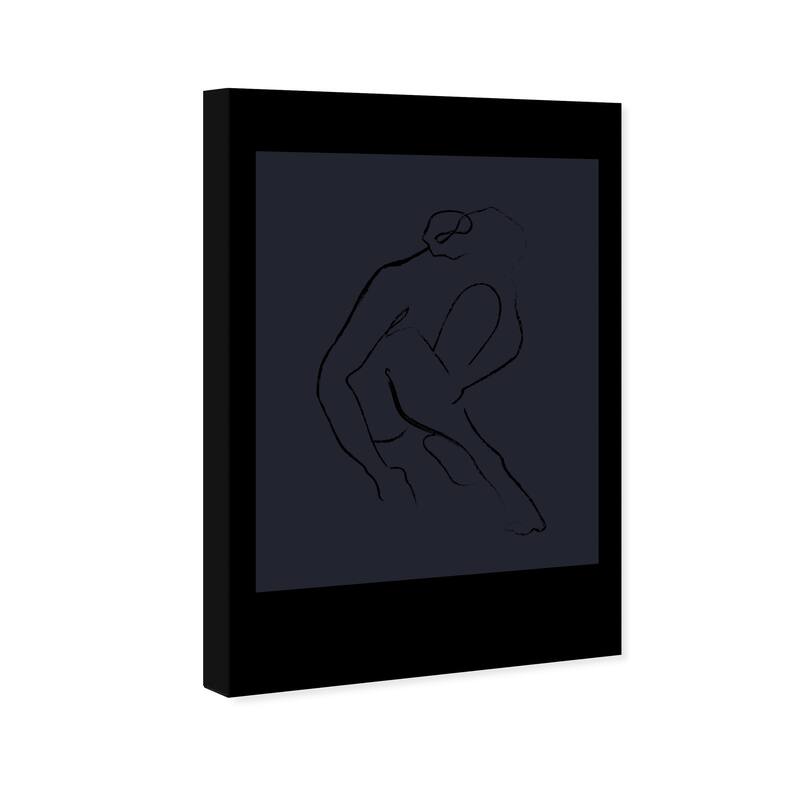Wynwood Studio Canvas People and Portraits Astratto di figura umana Black and Tan Modern & Contemporary Wall Art Canvas Print
