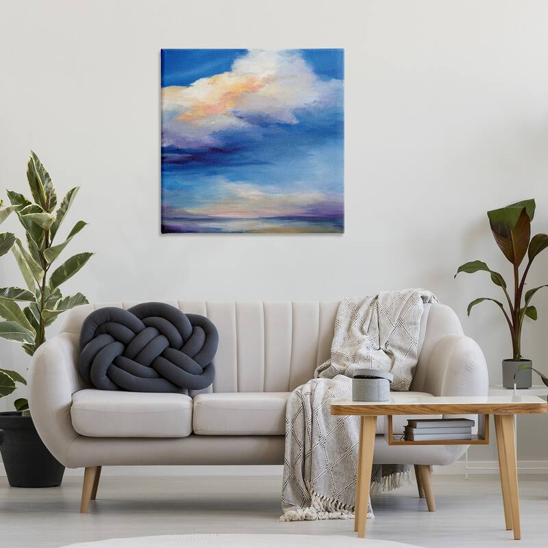 Stupell Pastel Clouds in Vivid Sky Canvas Wall Art Design By Karen Hale