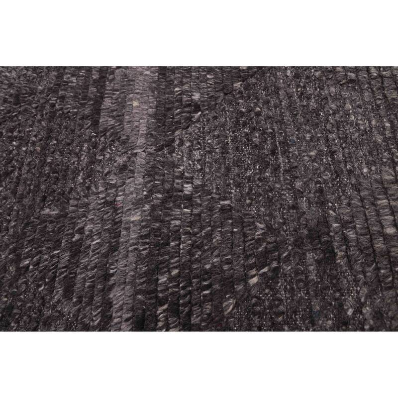 ECARPETGALLERY Hand-knotted Looma Charcoal Wool Rug - 8'3 x 10'3
