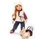 preview thumbnail 1 of 3, Gotz: Hannah and her Dog - 19" Multi-Jointed Standing Doll Playset 3+