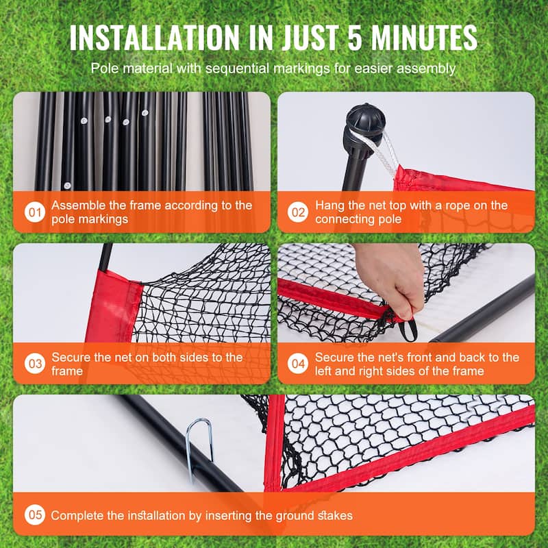 Golf Practice Hitting Net, Huge Personal Driving Range for Indoor or Outdoor Use, Portable Home Golf Aid Net