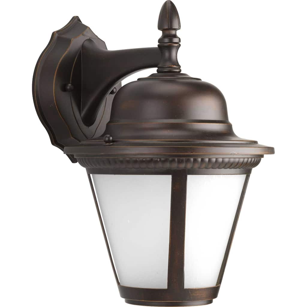 Progress Lighting Westport LED Outdoor Wall Sconce with White Seeded