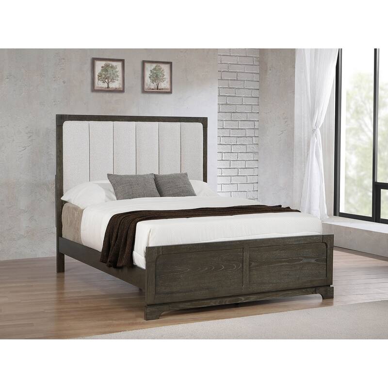 Gran Park Panel Bed Dark Cocoa