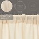 preview thumbnail 12 of 28, Tobacco Cloth Fringed Valance 16x72 - Khaki