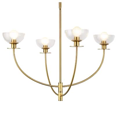 Alora Lighting CH515226 Sylvia 4 Light 26" Wide Chandelier