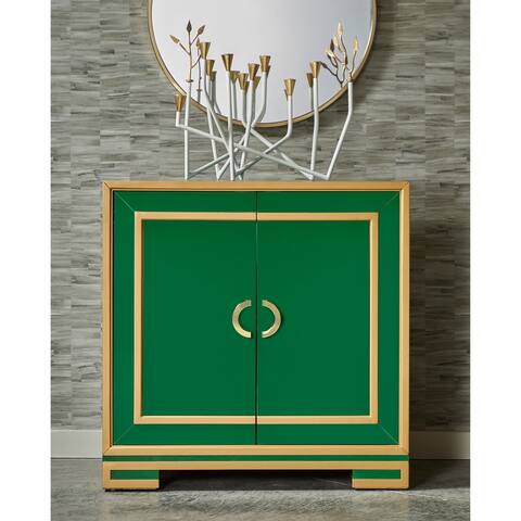 Glass 2-door Chest