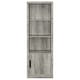 preview thumbnail 4 of 8, Burke 3-shelf Engineered Wood Media Tower Grey Driftwood