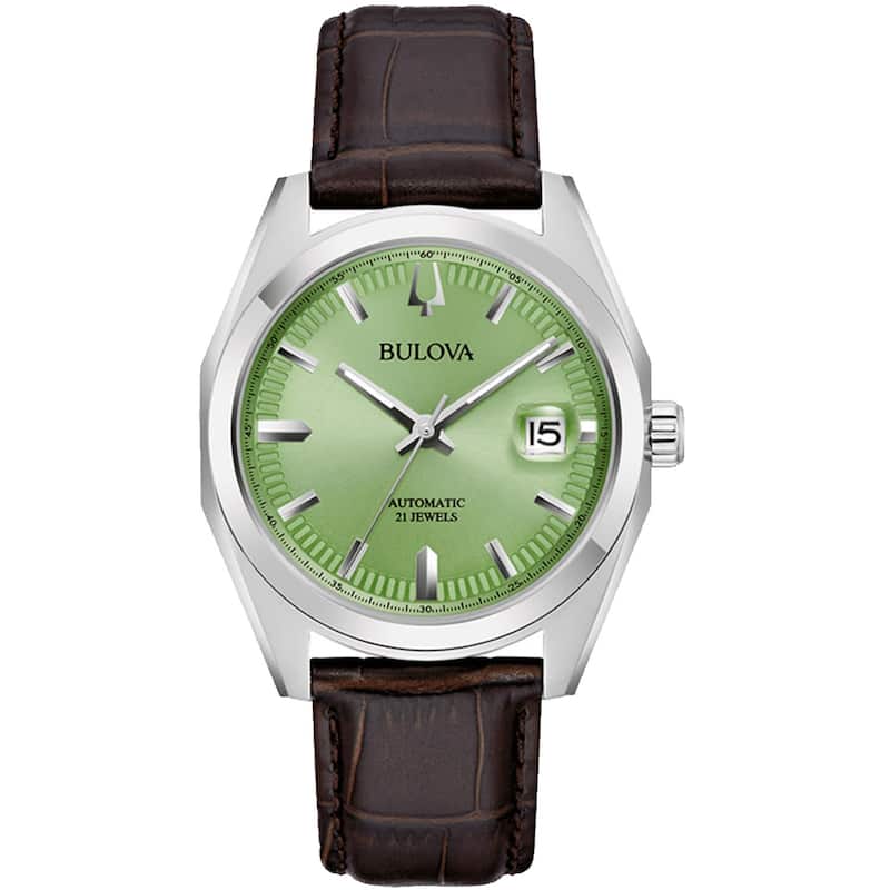 Bulova Men's Surveyor Green Dial Watch - 96B427 - 6 (36)
