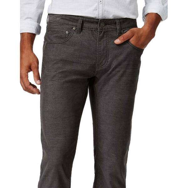 Shop Inc International Concepts Slim Straight Charcoal Corduroy