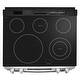 preview thumbnail 9 of 10, 30 in. 6.3 cu. ft. Electric Range with 5 Burner Glass Cooktop and Self Clean Air Fry Oven in Stainless Steel