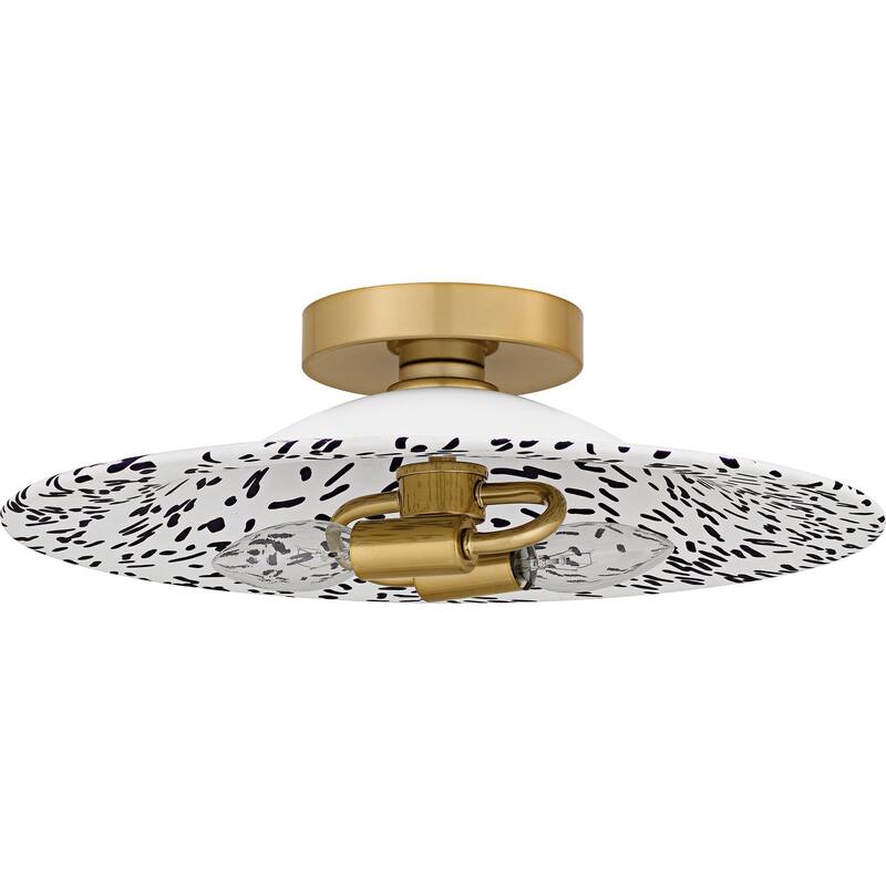 Light Gold Flush Mount from the Indigo Collection - Light Gold