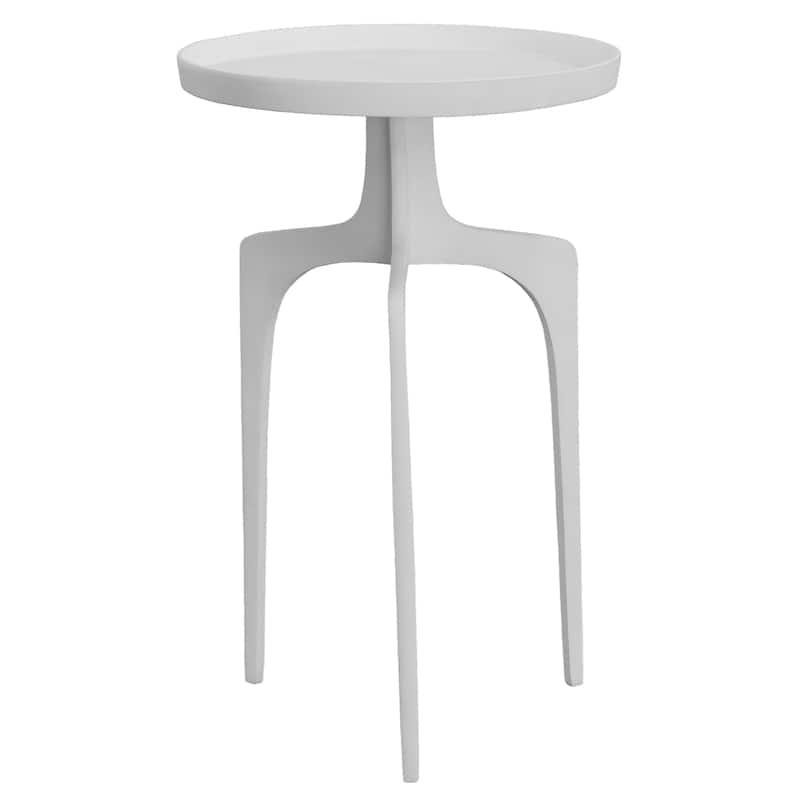 Uttermost Kenna White Accent Table - 16"W x 25"H x 16"D
