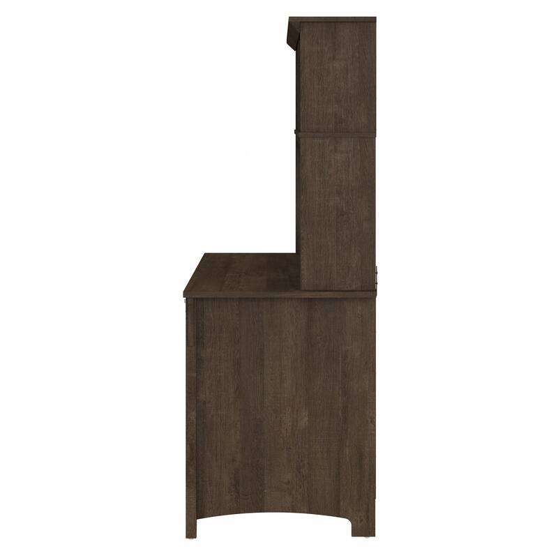 Bush Furniture Salinas Small Computer Desk with Storage Hutch