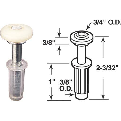 Prime Line Prod. Top Pivot Guide 162015 Unit PAIR 17550969