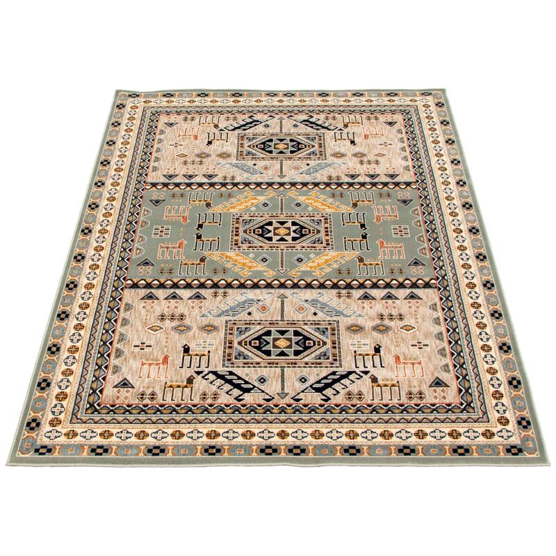 ECARPETGALLERY Qashqai Southwestern Rug